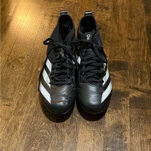 Adidas 5 1/2 Black and White Soccer Shoes